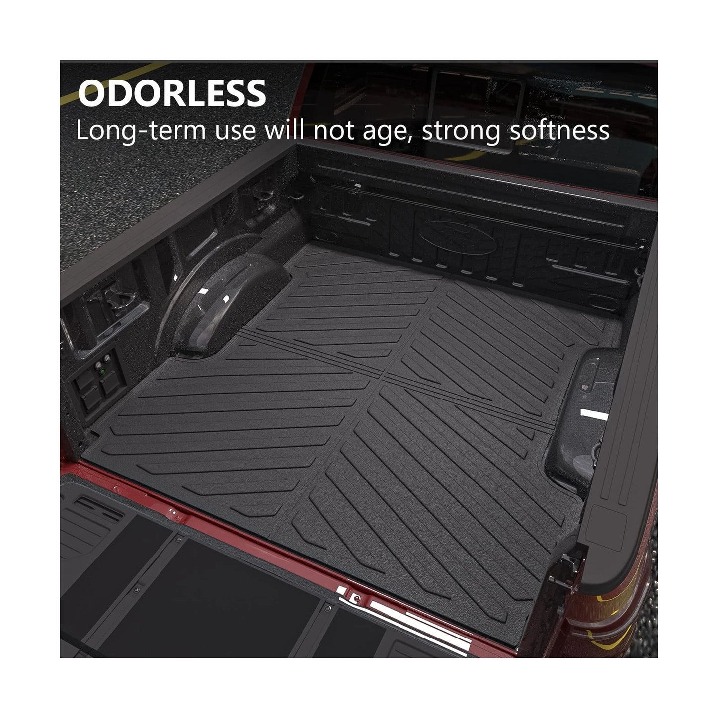 5.5 FT Truck Bed Mat Compatible with 2015-2023 Ford F150