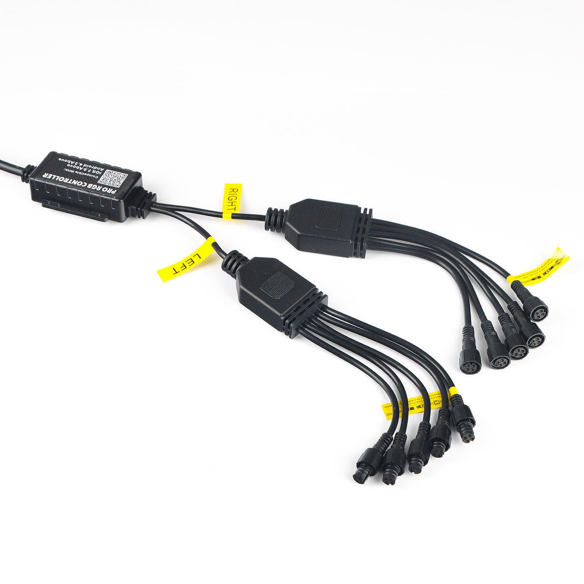 4pin Controller Box for Led Whips Light and Rocks Light (10 Connections) - OHMU