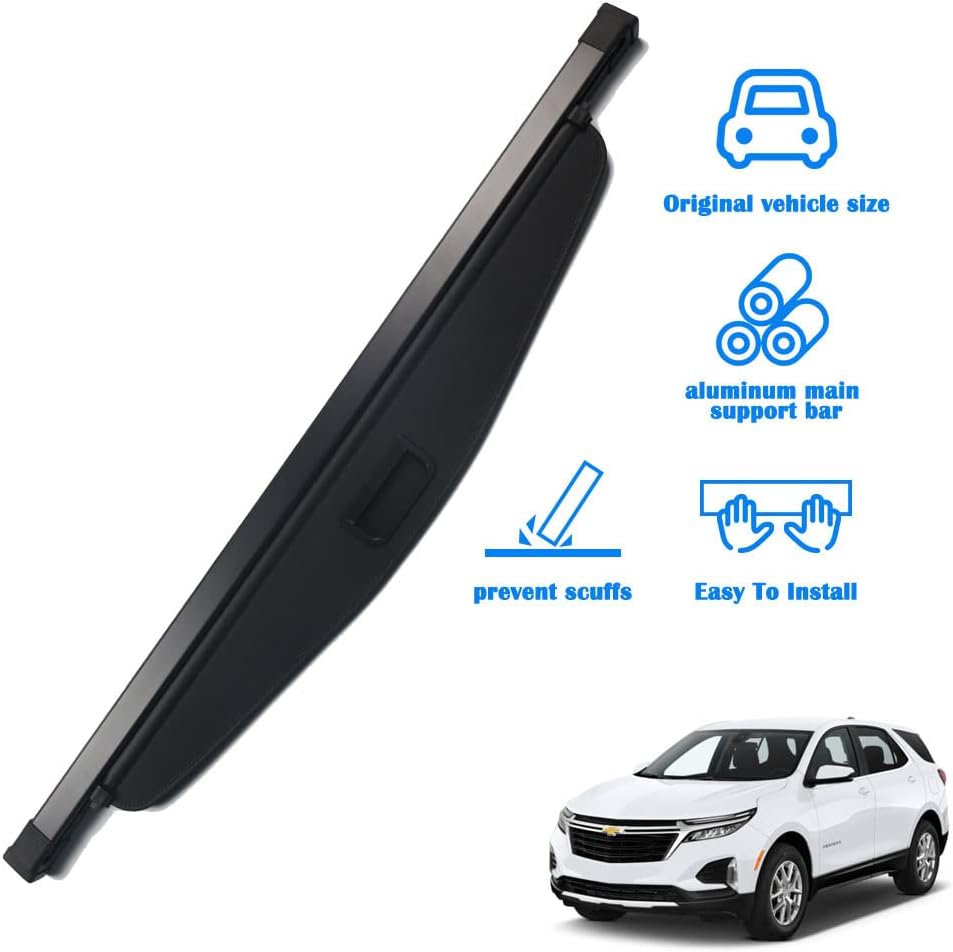 Retractable Trunk Cover Security Shield Shade For Chevy Chevrolet Equinox GMC Terrain 2018-2024 - OHMU