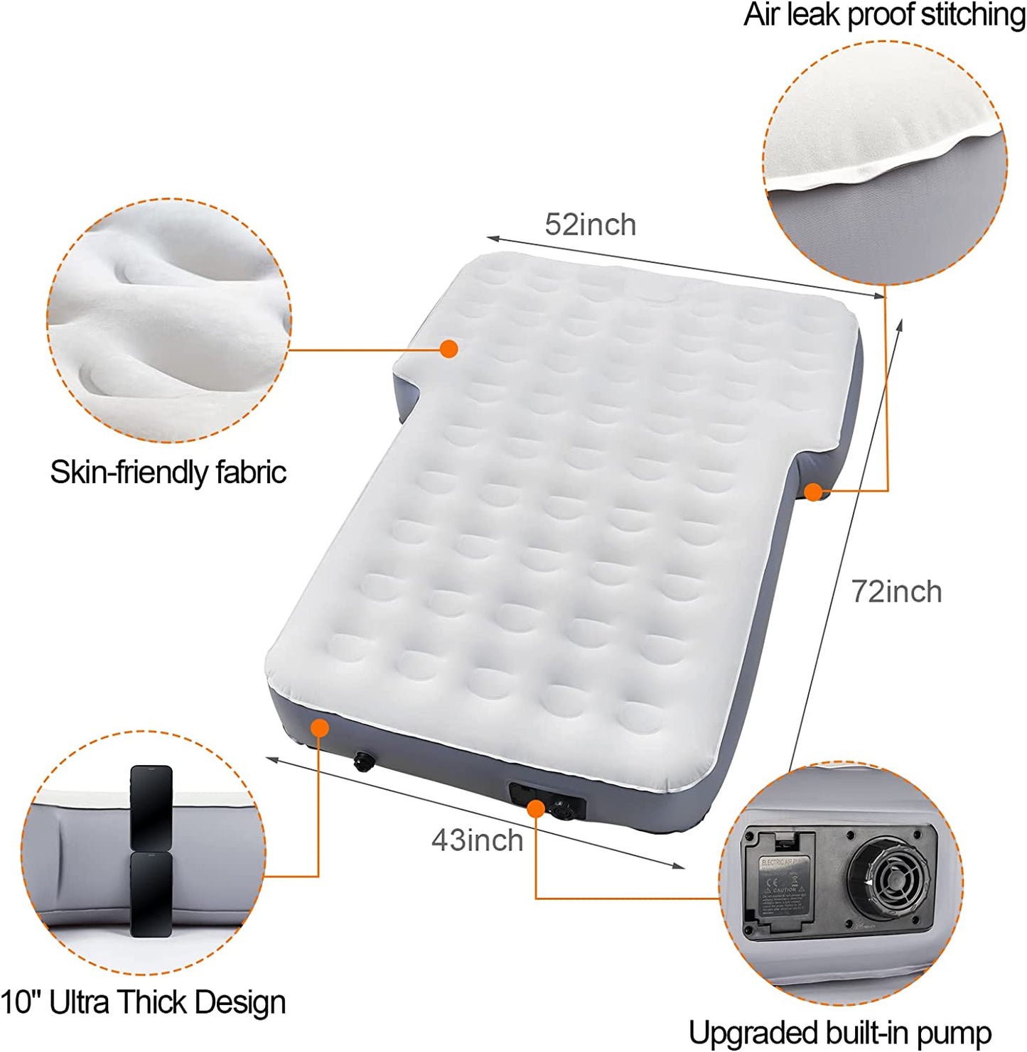 Newest Upgraded 10 inch Ultra Thick SUV Air Mattress Camping Bed - OHMU