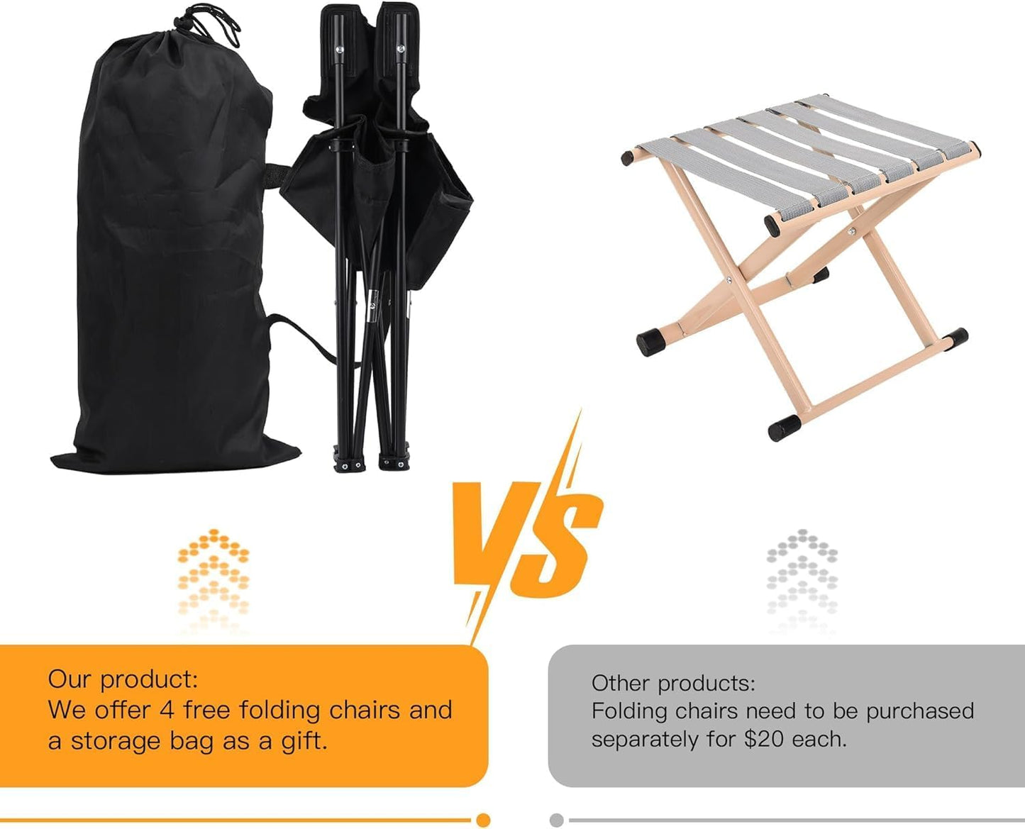 Folding Table with 4 Chairs - OHMU