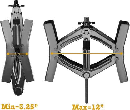 2 Pcs Camper Wheel Chock Stabilizer Scissor for RV