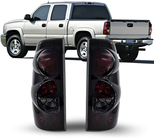 Tail Brake Lights Assembly Rear Lamps Replacement for 1999-2007 Chevy Silverado 1500 2500 3500 - OHMU