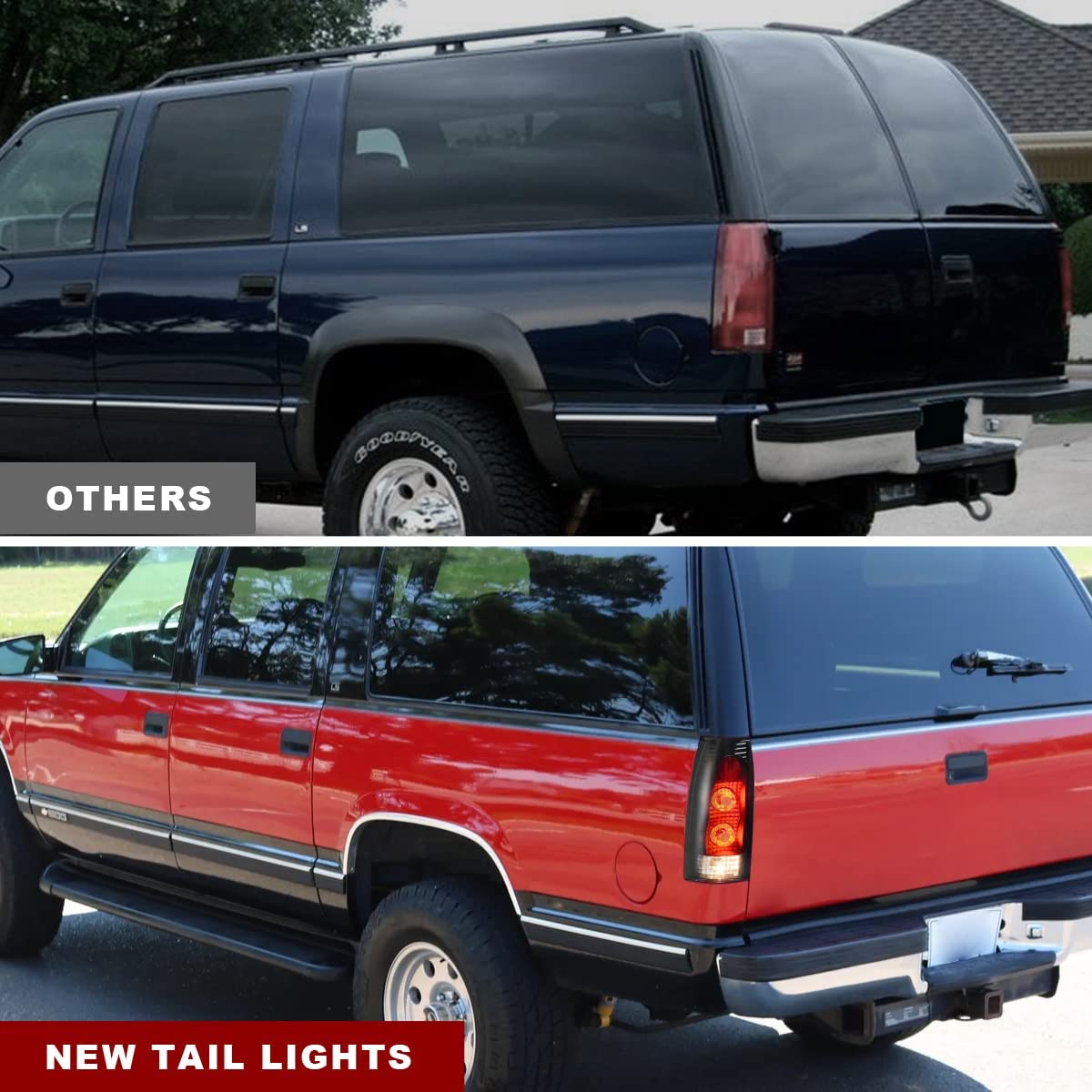 Tail Lights for 1988-1999 Chevy C/K 1500/2500/ 3500 - OHMU