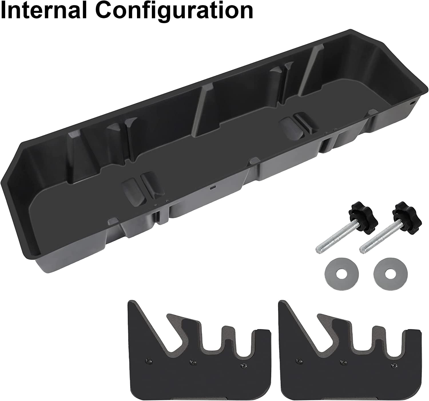 Upgraded Under Seat Storage Box Fit For 2015-2023 Ford F150 SuperCrew Cab & Crew Cab - OHMU