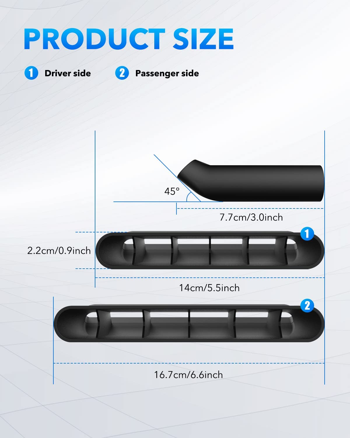 Under Seat Vent Deflectors for 2014 to 2019 Chevrolet Silverado and GMC Sierra - OHMU