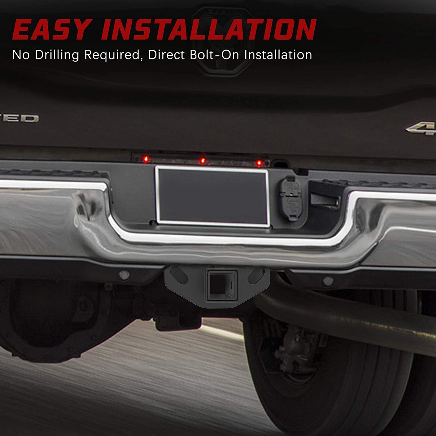 Rear Trailer Hitch Receiver Fit for Dodge Ram 2003-2021 - OHMU