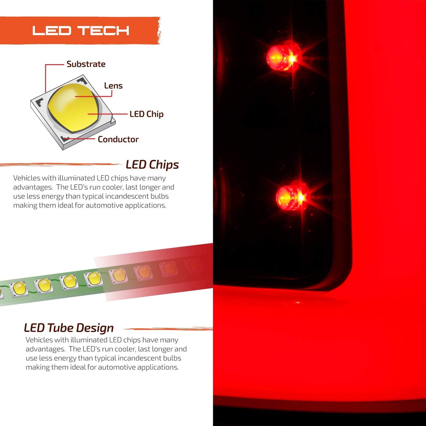 Fits 2003-2006 Chevy Silverado 1500/2500/3500/1500HD/2500HD 2007 Classic C-Tube Black Smoked Tail Lights Pair Fleetside