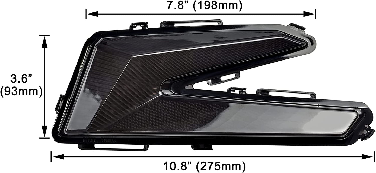 LED Rear Tail Lights for Can Am X3,Can-Am Maverick X3 XDS XRS Max Turbo R 2017-2022 - OHMU