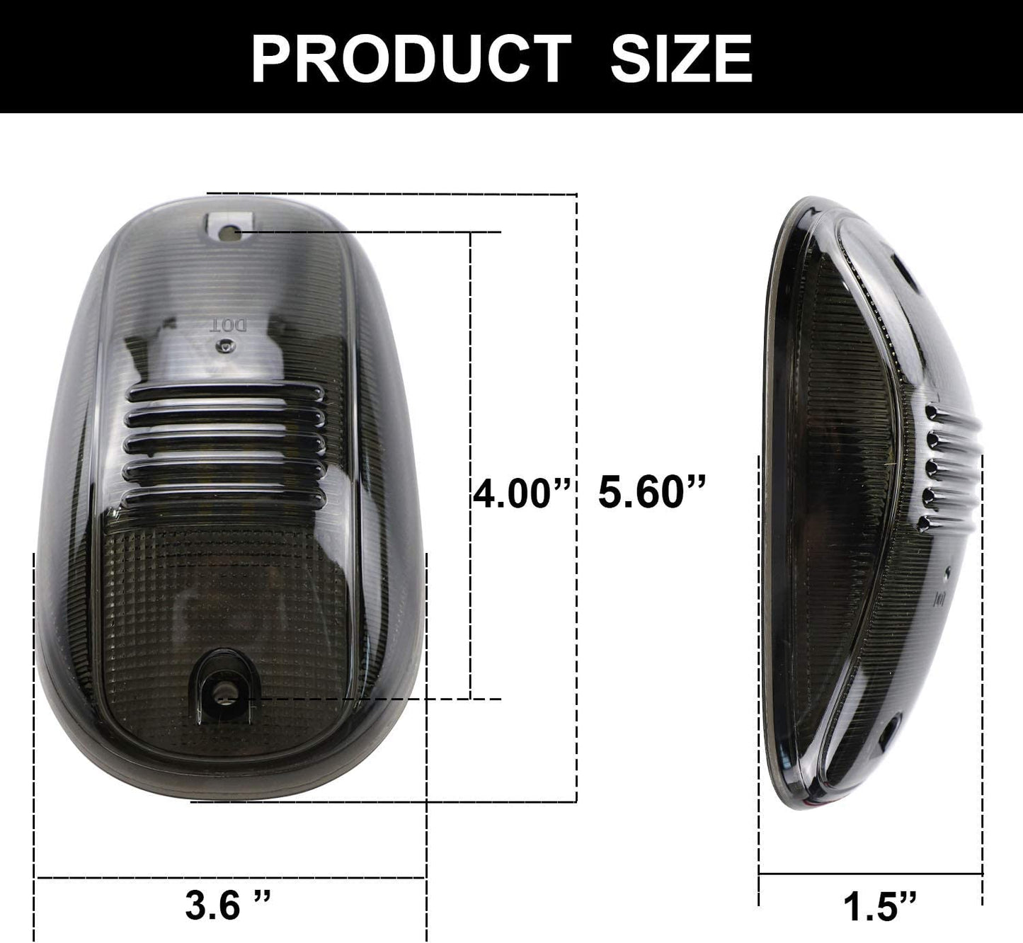 Cab Roof Marker Lights for 2003-2016 Dodge Ram 1500 2500 3500 - OHMU