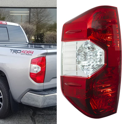 (Left or Right Side)2014 - 2021 Toyota Tundra Pickup Red Tail Light