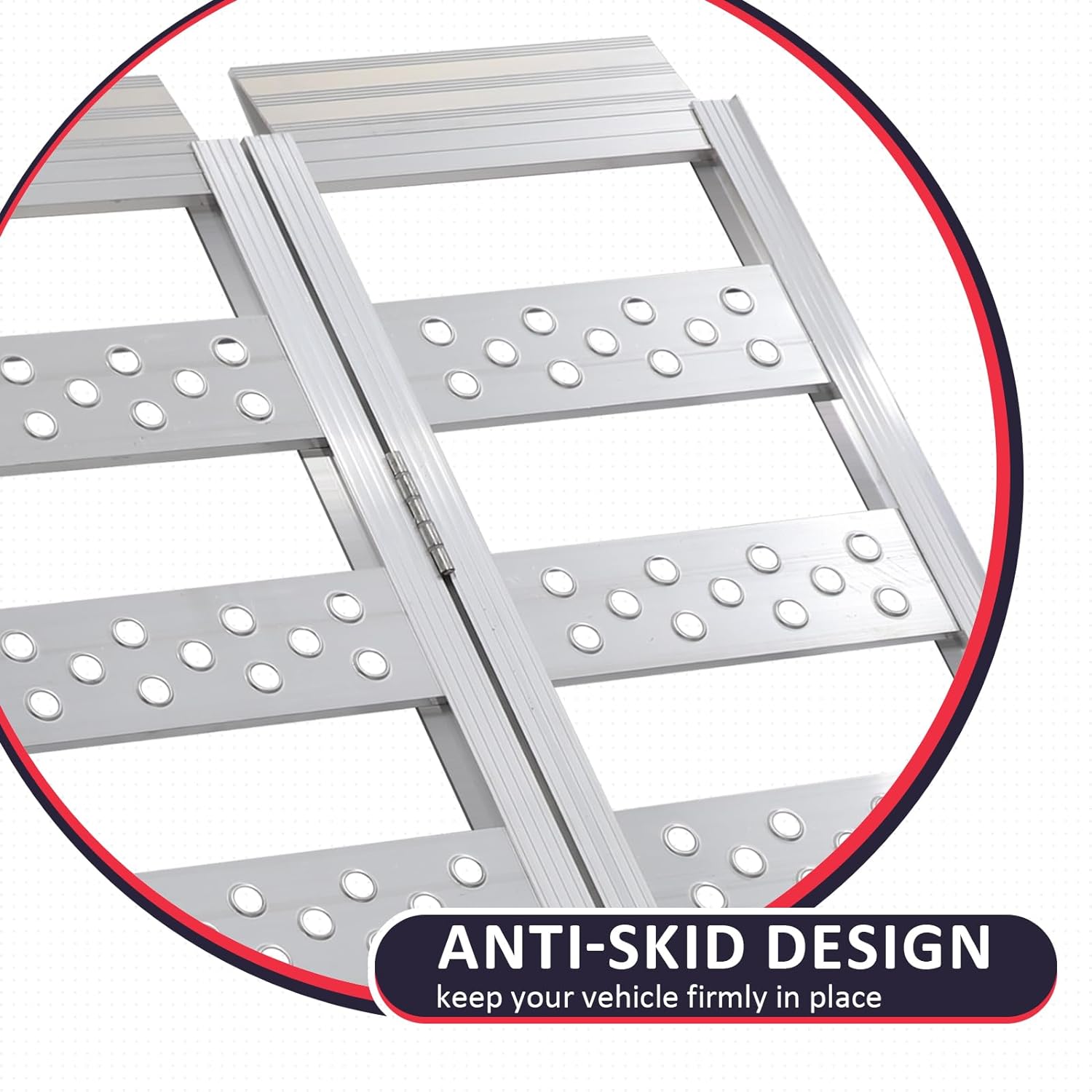 Tri-Fold Ramps with Treads with 1600Ibs Max Load - OHMU