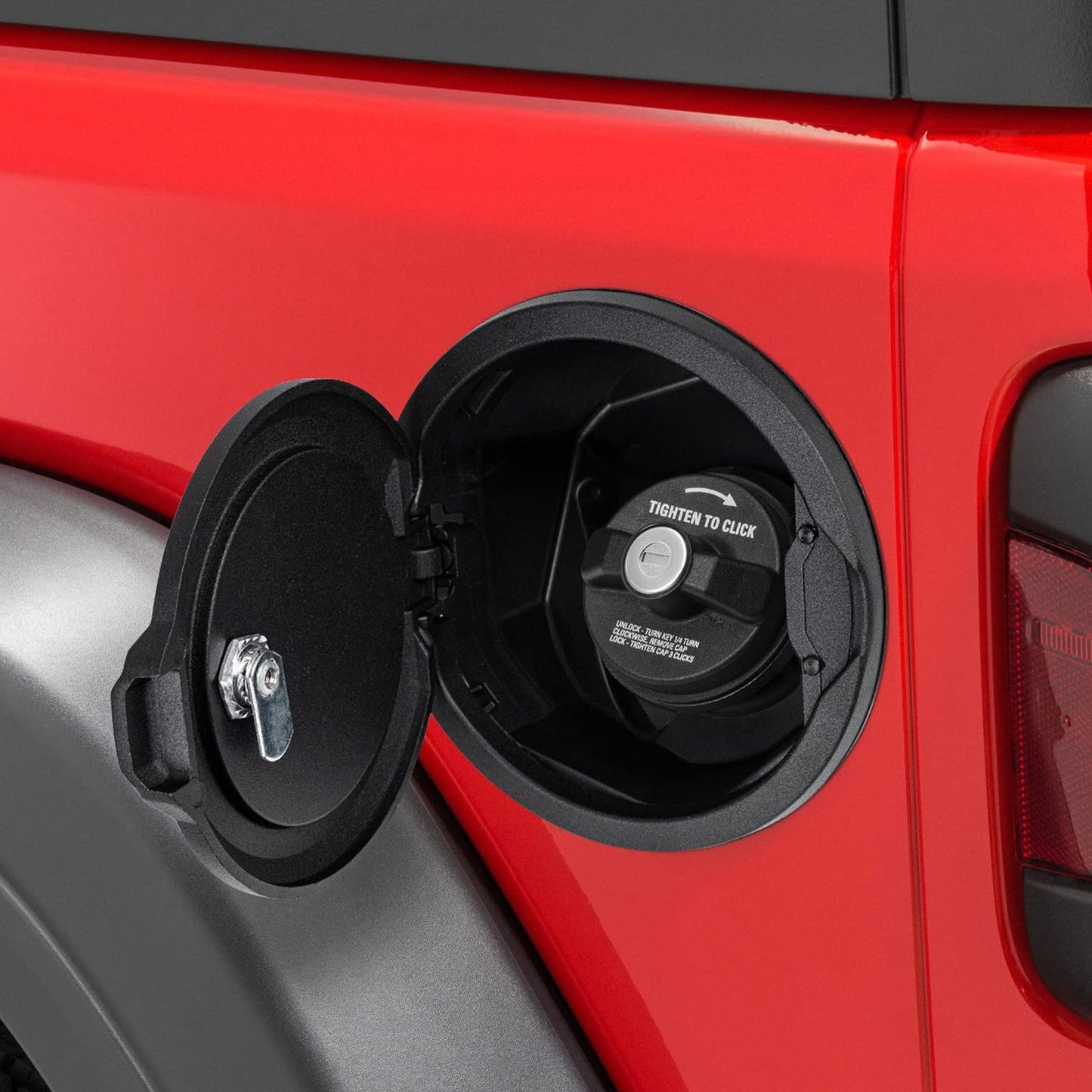 Fuel Filler Cover With US Flag for 2018-2023 Jeep Wrangler JL JLU - OHMU