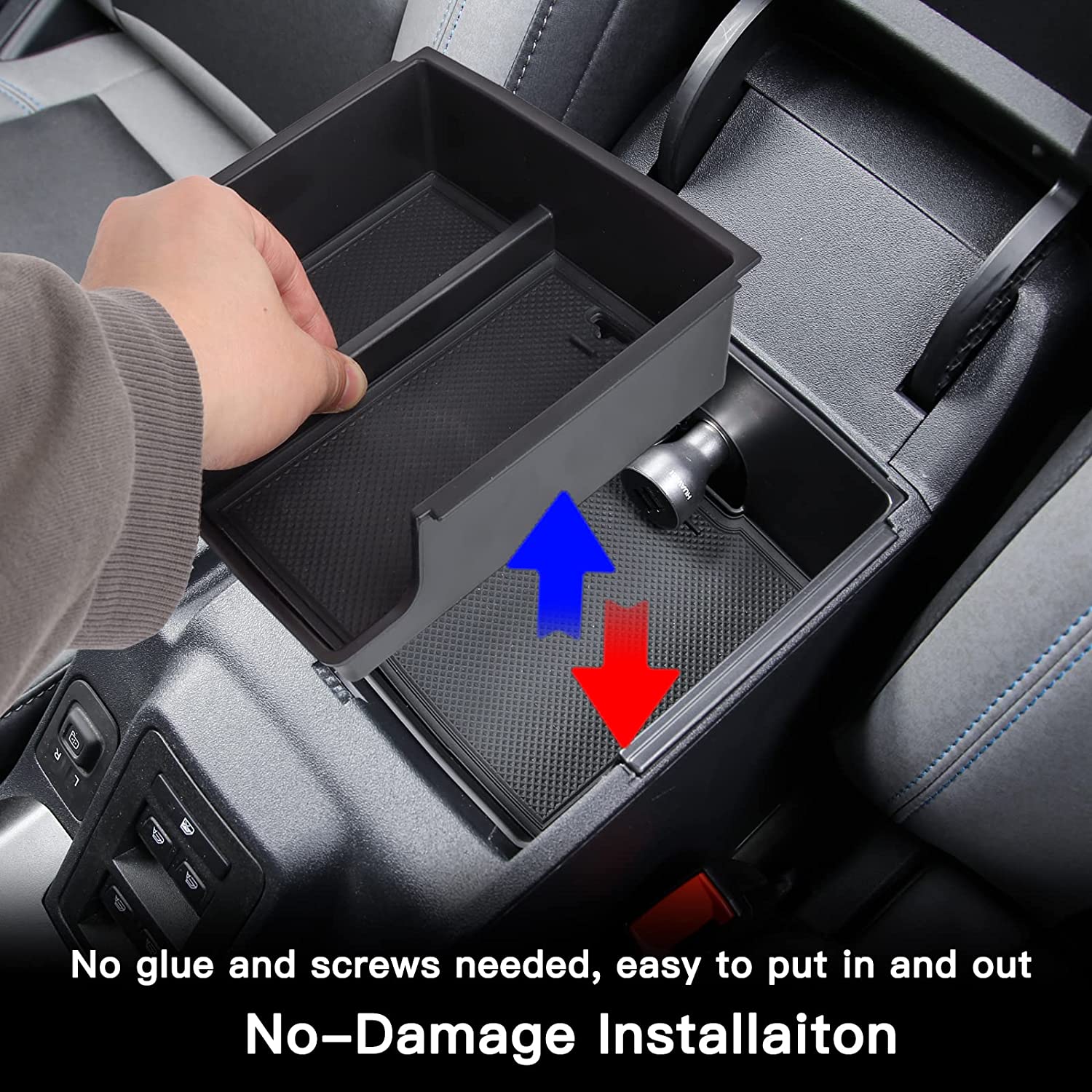 2PCS Center Console Organizer for 2021-2023 Ford Bronco - OHMU