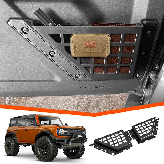 Door Storage Pockets for Ford Bronco 2/4 Door 2021 2022 2023 2024 - OHMU