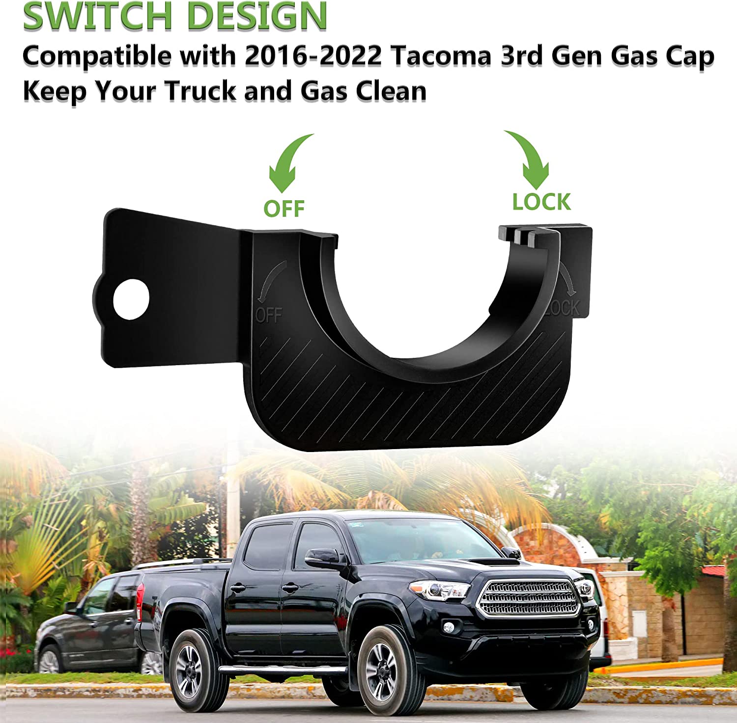 Gas Cap Holder Compatible with 2016-2022 Tacoma - OHMU