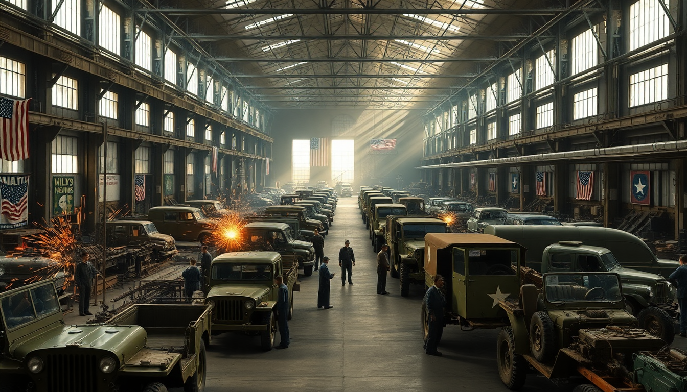How American Car Companies Became Arsenal of Democracy During WWII