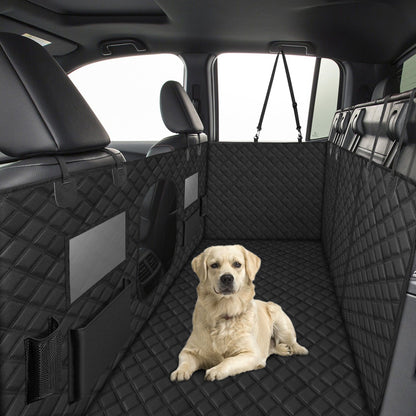Dog Seat Cover for Back Seat of Full Size Crew Cab Trucks with Fold Up Seats - OHMU