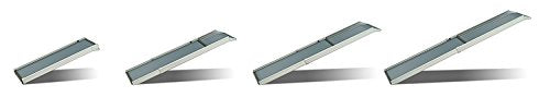 Telescoping Dog Ramp Extends from 39-71 Inches No Slip High Traction Surface Collapsible and Locking - OHMU