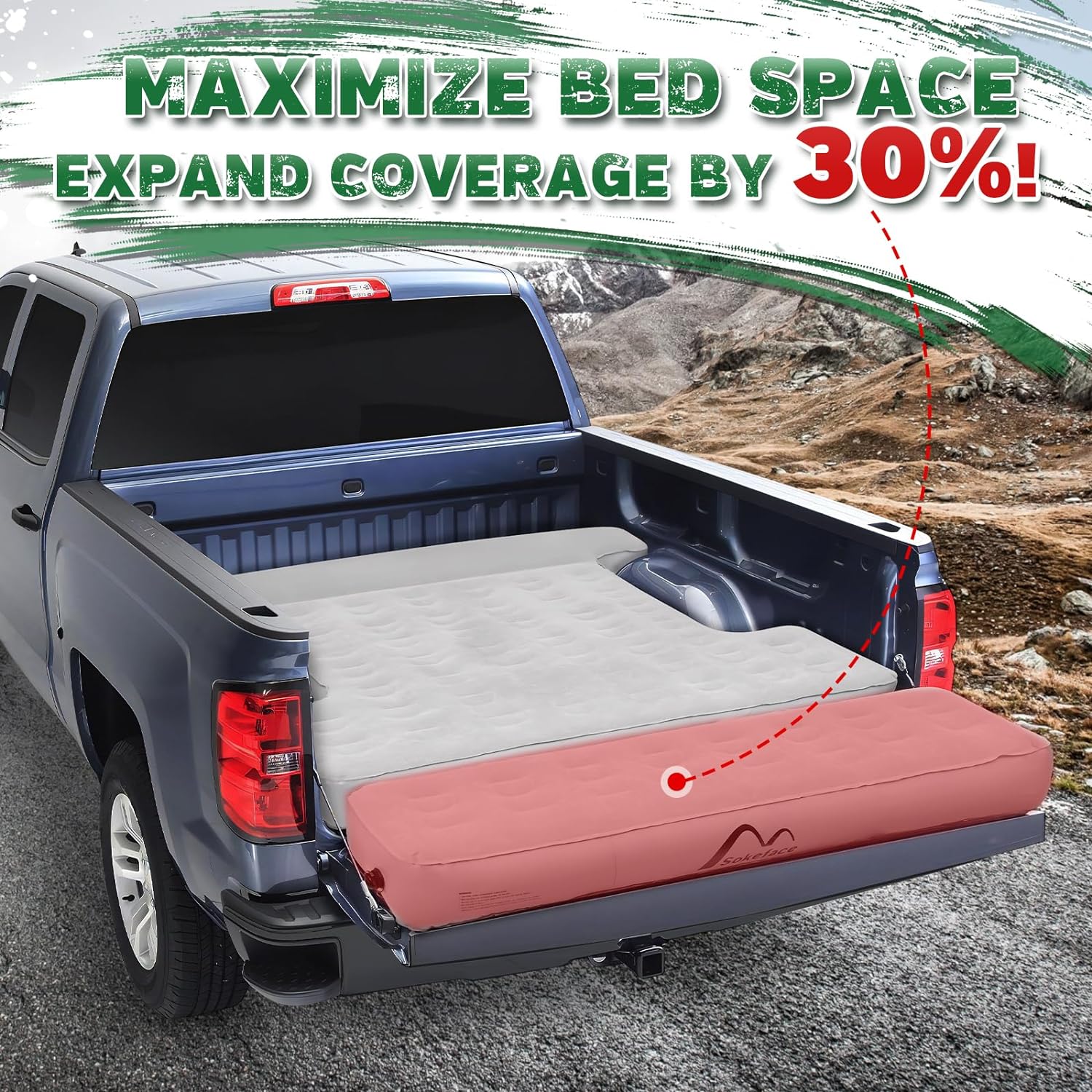 Truck Bed Mattress for 5.5-5.8ft Short Truck with extension - OHMU