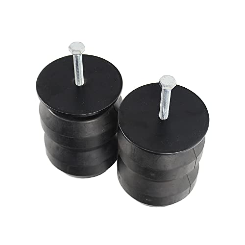 Rear Suspension Rubber Helper Spring Kit for 1999-2021 Chevy Silverado 1500 and GMC Sierra 1500, Bump Stop Load Support System