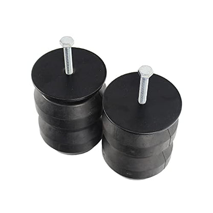 Rear Suspension Rubber Helper Spring Kit for 1999-2021 Chevy Silverado 1500 and GMC Sierra 1500, Bump Stop Load Support System