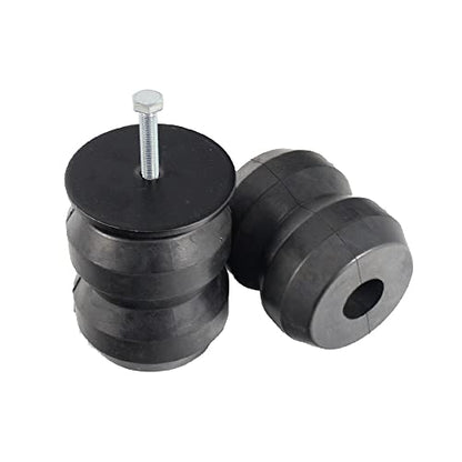 Rear Suspension Rubber Helper Spring Kit for 1999-2021 Chevy Silverado 1500 and GMC Sierra 1500, Bump Stop Load Support System