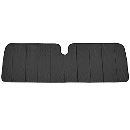 Sun Shade Fits 1987-2021 Jeep Wrangler JK, JL, CJ, YJ, TJ & 2020-2021 Jeep Gladiator, Custom Fit Windshield Foldable Accordion UV Protection 53 x 16.5 inches