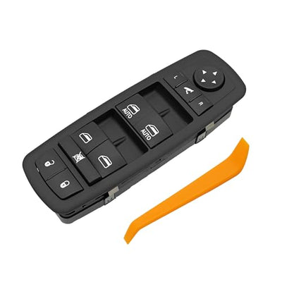 Driver Side Power Window Switch for 2016-2018 Ram 1500/2500/3500 Laramie, 2019-2024 Ram 1500 Classic Laramie and 2012 Chrysler 300, Replaces 56046826AE/AC/AD