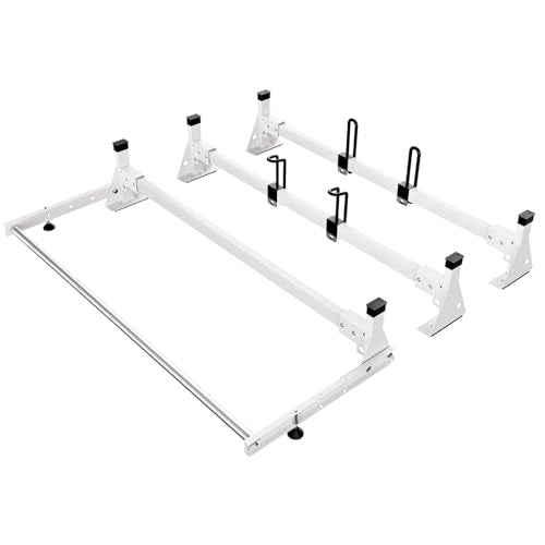 54" Heavy-Duty Van Roof Ladder Rack (3 Bars) - 800 lb Capacity for Ford Transit (2015-2022)