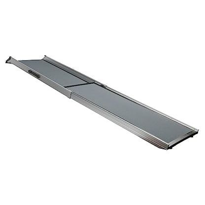 Telescoping Dog Ramp Extends from 39-71 Inches No Slip High Traction Surface Collapsible and Locking - OHMU