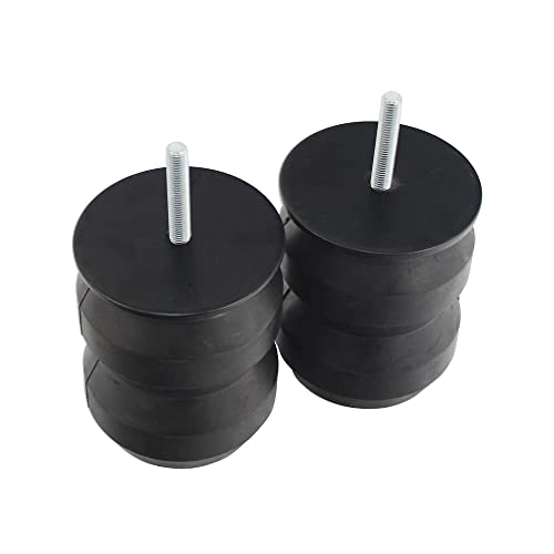 Rear Suspension Rubber Helper Spring Kit for 1999-2021 Chevy Silverado 1500 and GMC Sierra 1500, Bump Stop Load Support System
