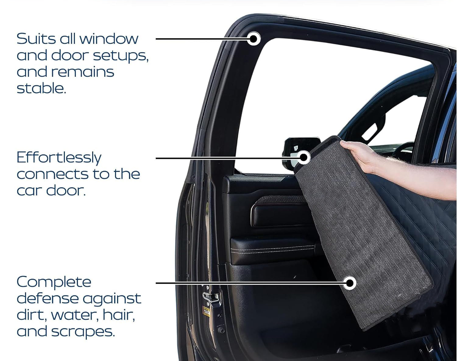 XL Pets Seat Covers for Trucks with Flip Up Rear Seats - OHMU