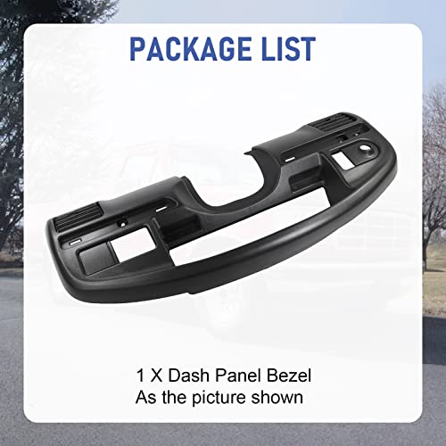 Instrument Dash Bezel for 1994–1997 Ford F-250/F-350, F4TZ-15044D70-C
