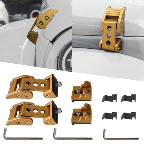 Aluminum Hood Latches for Jeep Wrangler JK JL Gladiator JT