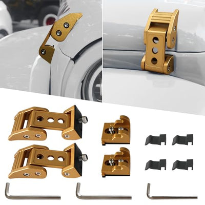 Aluminum Hood Latches for Jeep Wrangler JK JL Gladiator JT