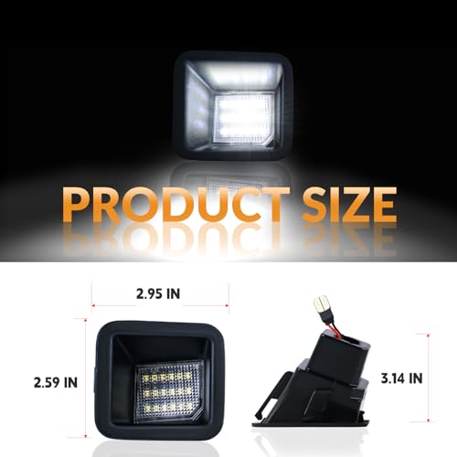 LED License Plate Light for 2017-2025 Ford F250 F350 F450
