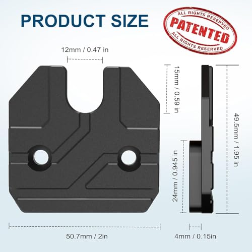 Aluminum Alloy Sun Visor Repair Kit Compatible with RAM 1500 2019-2026,2-Pack
