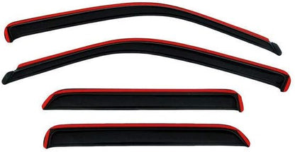 In-Channel Rain Guards (4-PCS) for 2009-2024 Ram 1500 Classic & 2010-2025 Ram 2500/3500 Crew/Mega Cab (Smoke) - 194109