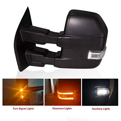 Tow Mirrors for 2015-2020 Ford F-150 Pickup