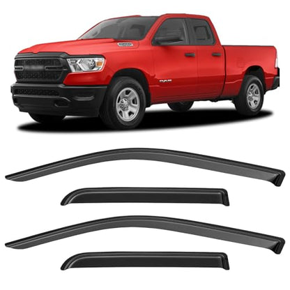 Dodge Ram 1500 Quad/Extended Cab Window Rain Guards