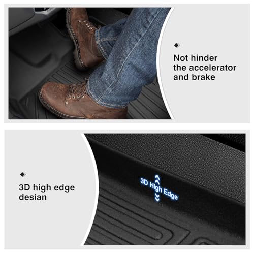 Ford F-150 SuperCrew All-Weather Floor Mats, 1st & 2nd Row TPE