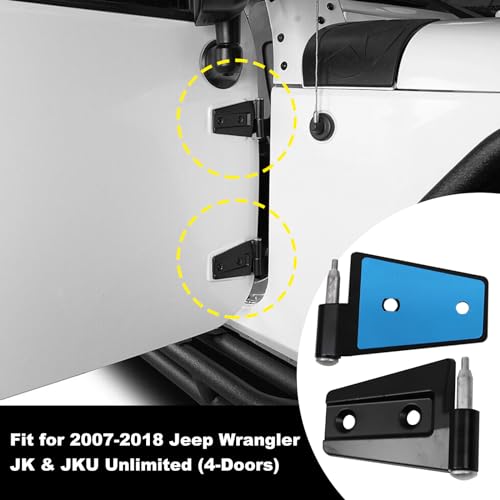 4 Door Hinge Kits Compatible with Wrangler JK/JKU