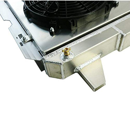 4-Row Aluminum Radiator Kit for 85-97 Ford F-Series/Bronco