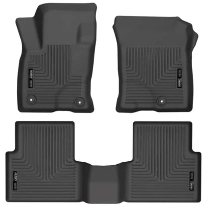 Weatherbeater Floor Mats | Fits 2021-2026 Ford Bronco Sport | Front & 2nd Row, 3-pc Black - 95341