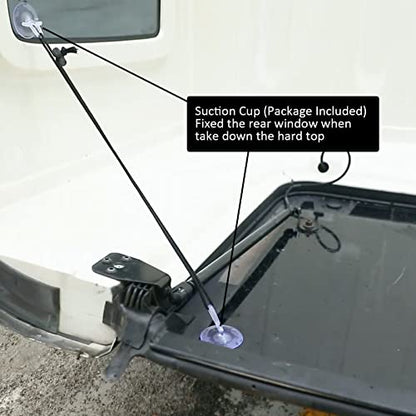 Jeep Wrangler Hardtop Storage Cart with Sliding Rack