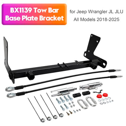 Tow Bar Base Plate Bracket for Jeep Wrangler JL JLU