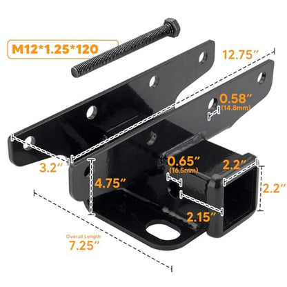 2-inch Trailer Hitch Receiver & Harness for Wrangler JL