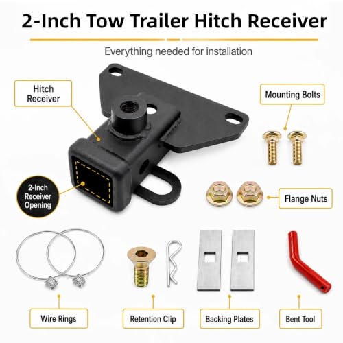 Jeep Gladiator Trailer Hitch, 2-Inch Class 3, 5000 lb Towing