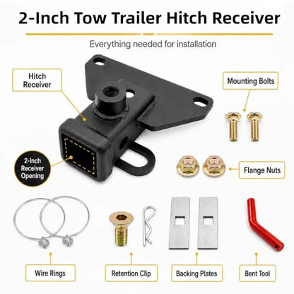 Jeep Gladiator Trailer Hitch, 2-Inch Class 3, 5000 lb Towing
